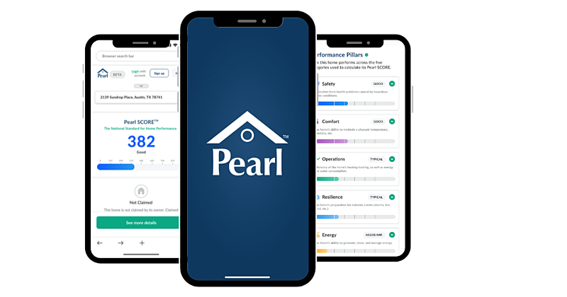 Pearl App Mockup Phone Collage Stacked