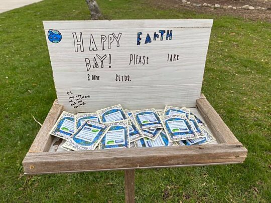 RE blog Brett V Earth Day seeds